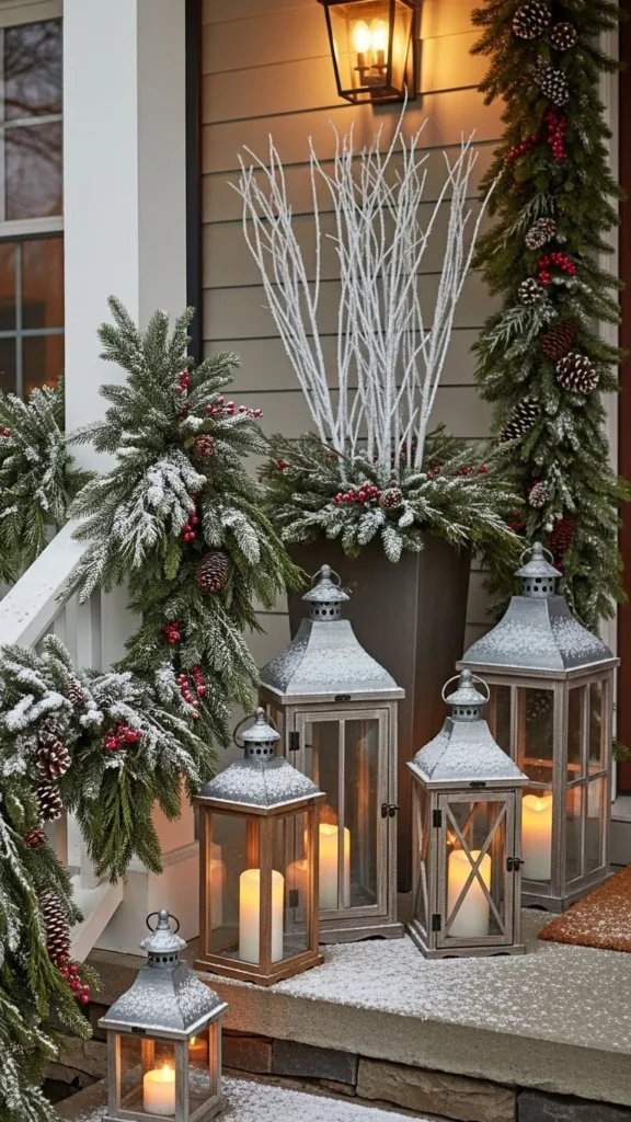 A Soft Winter Welcome With Faux Snow