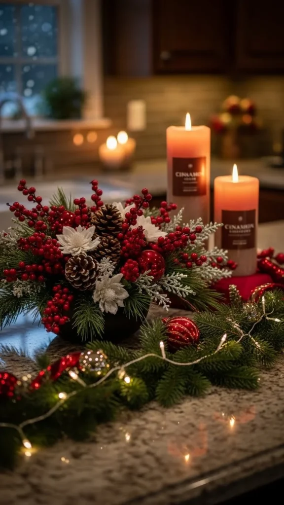 Add Subtle Christmas Accents to Your Countertops