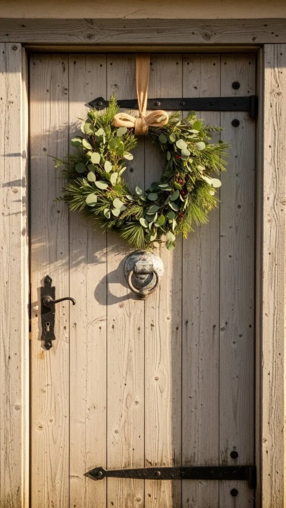 Barn-Inspired Door Decor