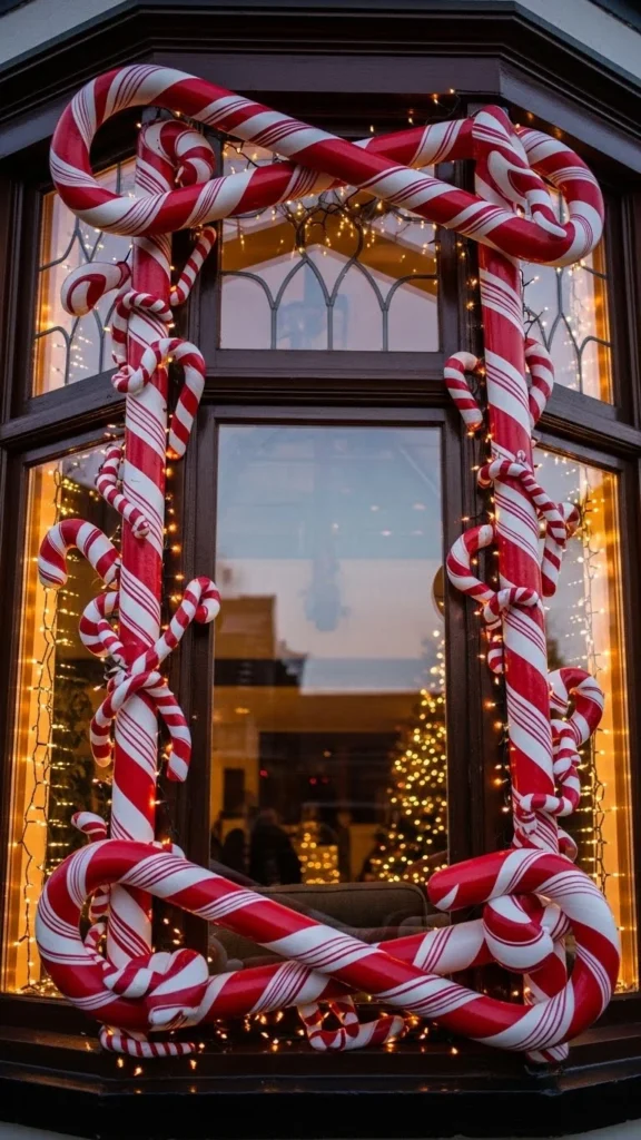 Candy Cane Window Border