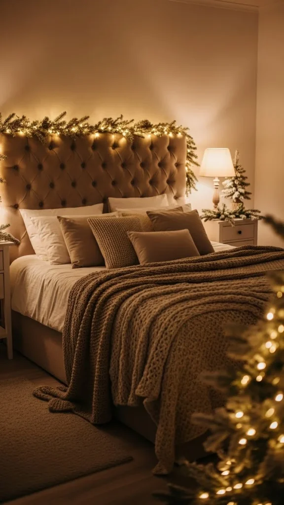Christmas bedroom decor