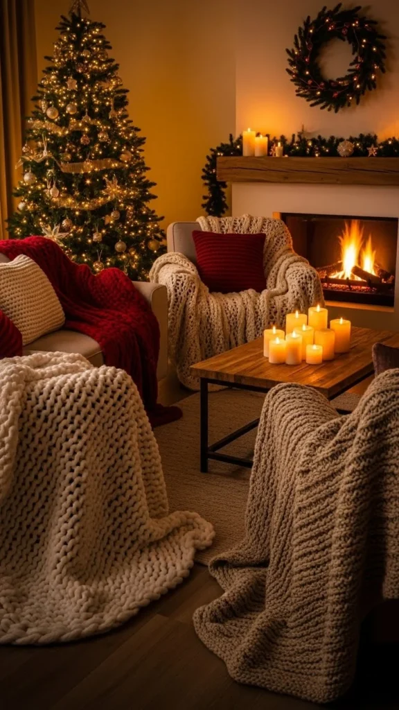 Christmas living room decor