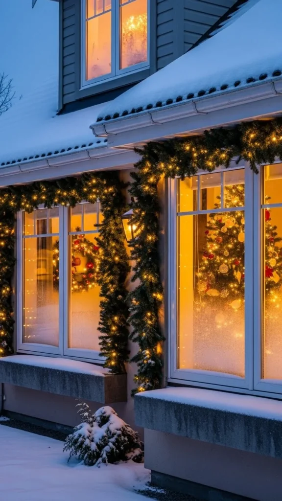 Christmas window decor