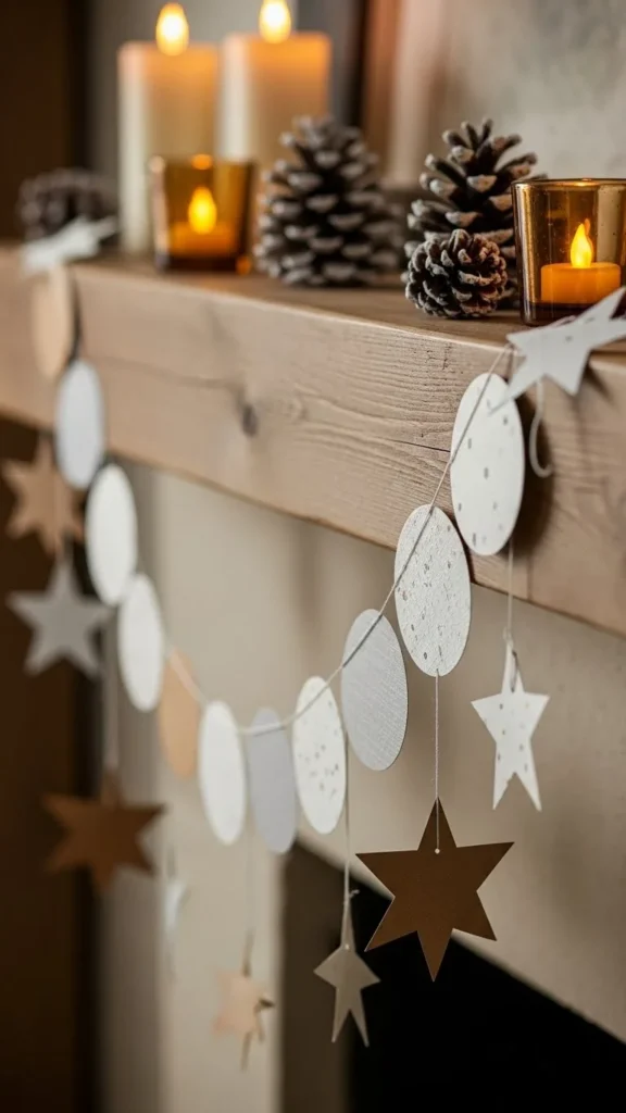 DIY Christmas Paper Garland