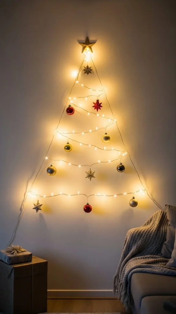 DIY Christmas Wall Trees