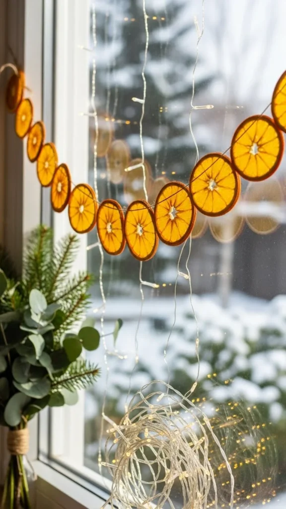 DIY Dried Orange Garland