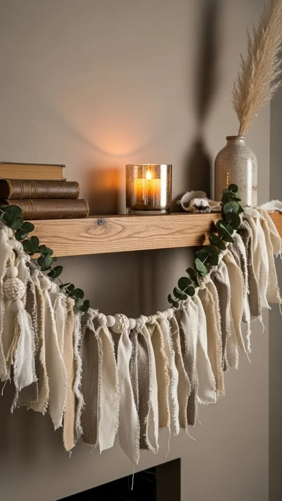 Fabric Ribbon Garland
