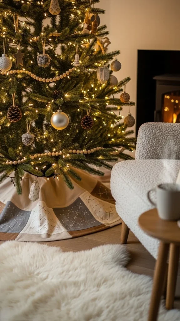 Fabric Scrap Tree Skirt