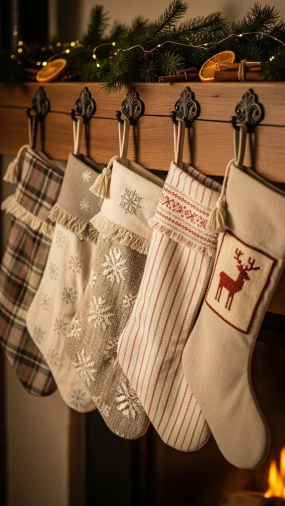 Faded Fabric Stockings