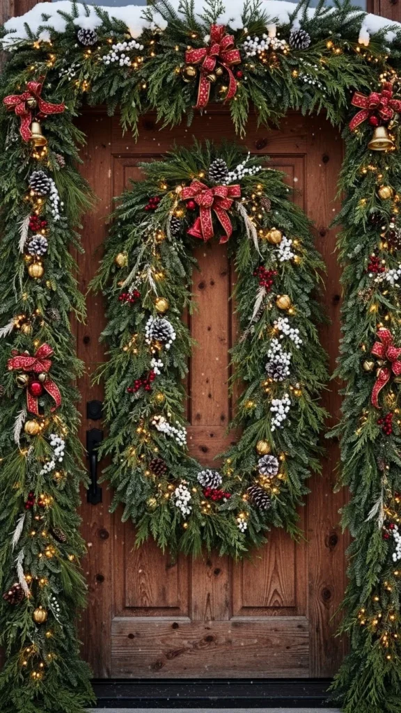 Frame the Door with Lush Garland