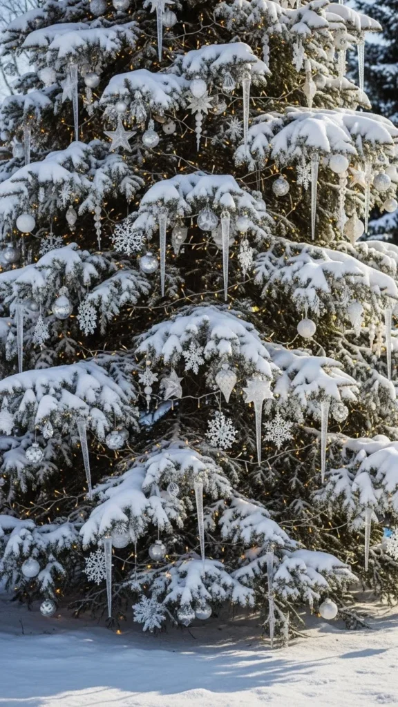 Frosty Winter White Tree