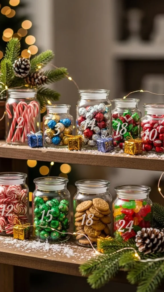 Handmade Advent Jars