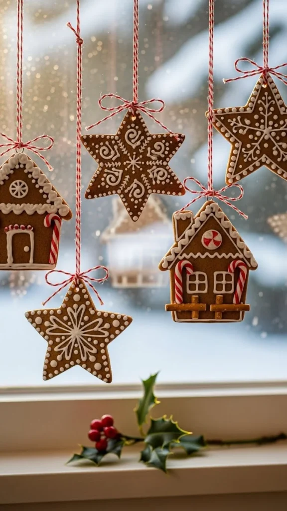 Hanging Gingerbread Shapes