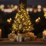 How to Decorate a Small Christmas Tree That Looks Bigger & Brighter