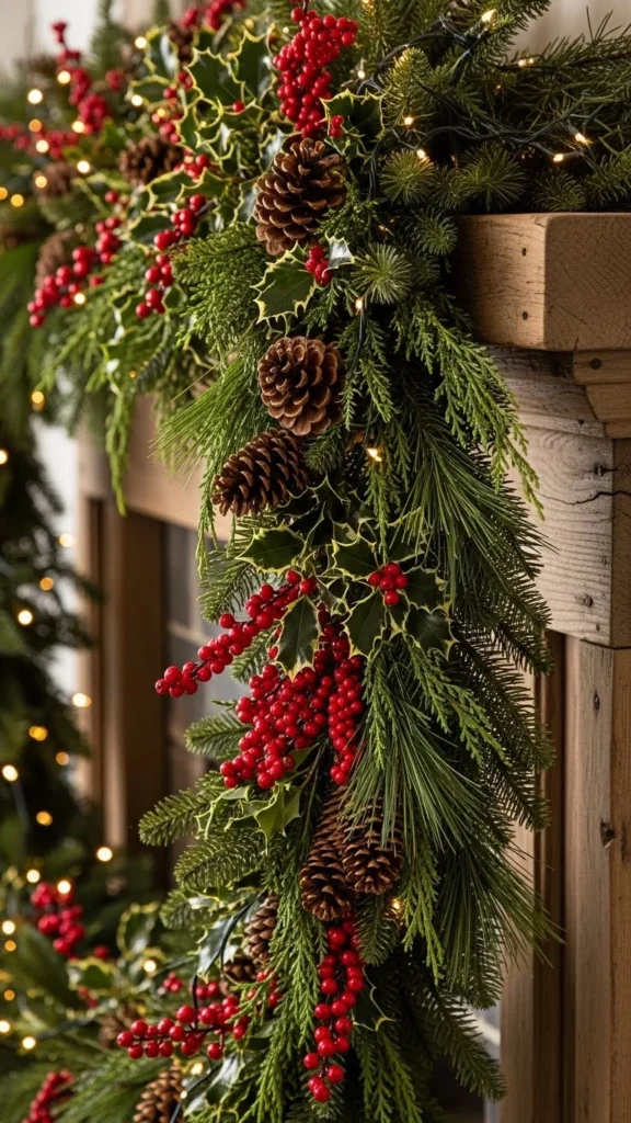 How to create a Christmas garland