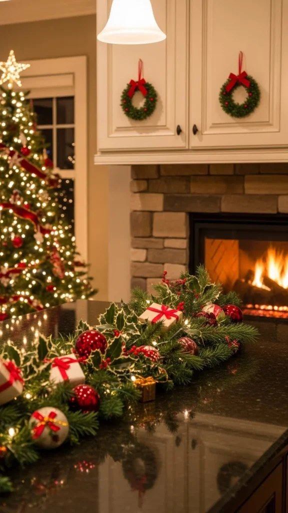 How to decorate a Christmas kitchen