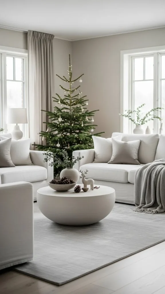 Minimalist Christmas decor