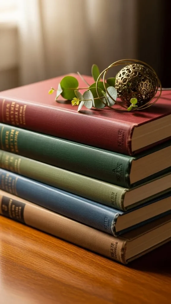 Old Books with Holiday Covers