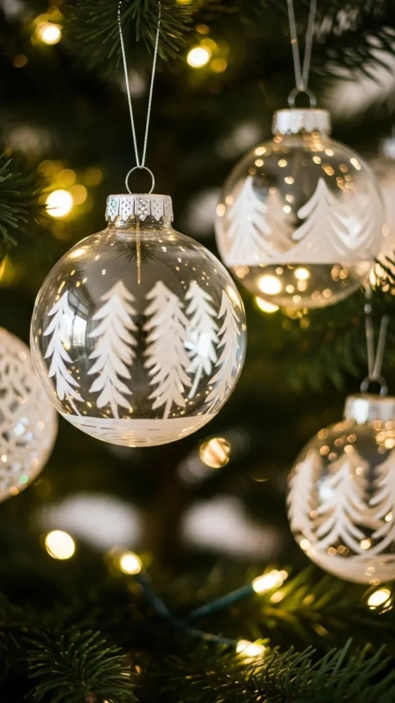 Painted Glass Ornaments