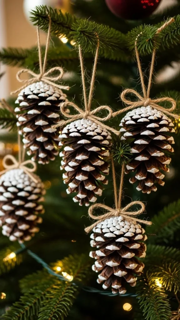 Pinecone Tree Ornaments