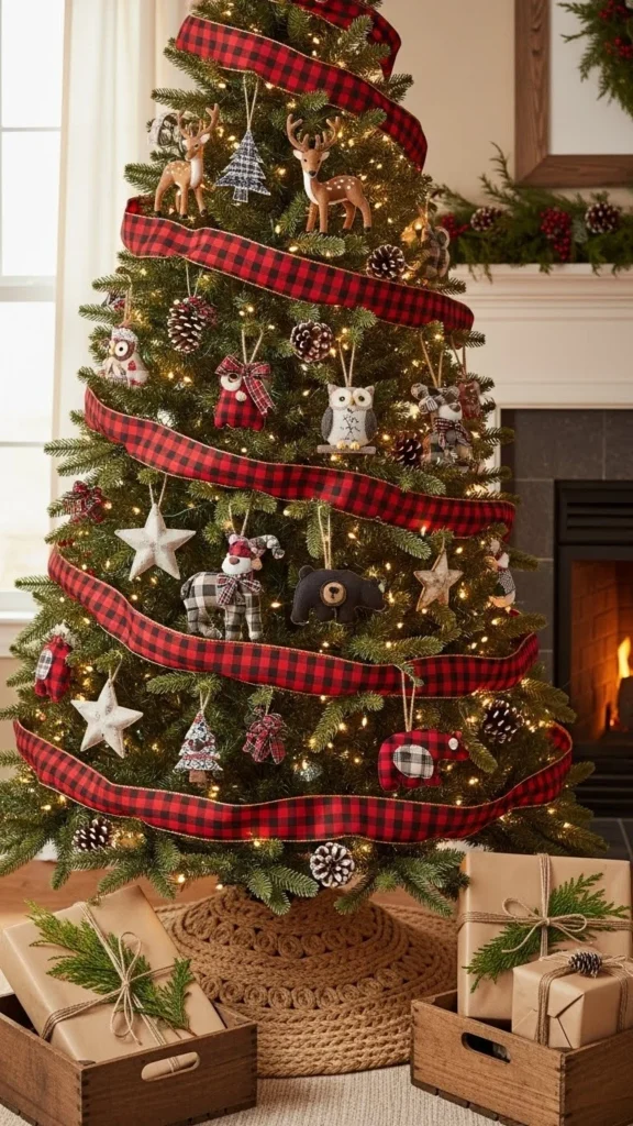 Plaid & Cozy Cabin Tree