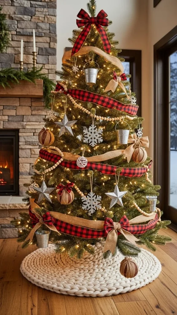Rustic Farmhouse Charm Tree