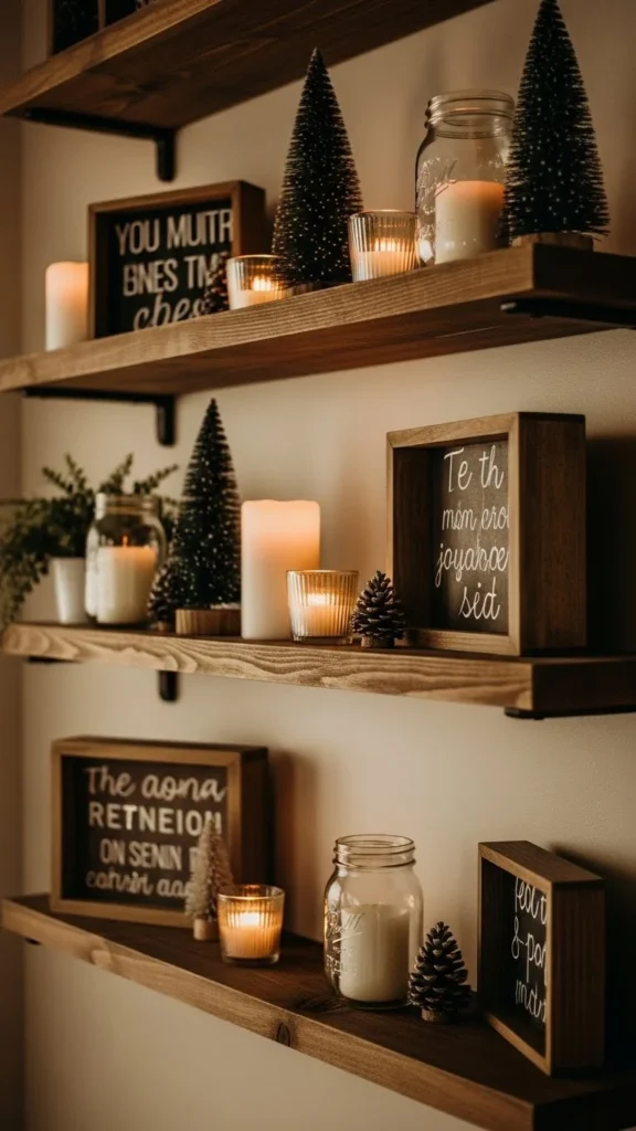 Rustic Shelf Display