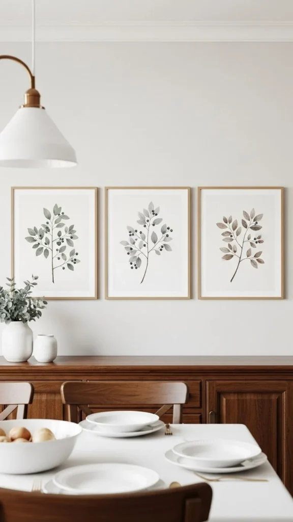 Seasonal Prints on the Wall
