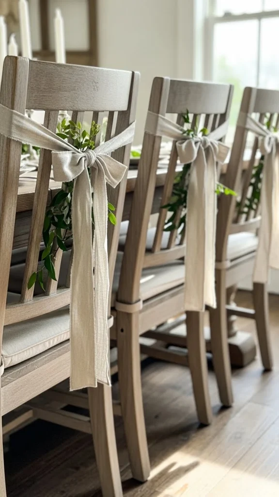 Simple Dining Chair Decor