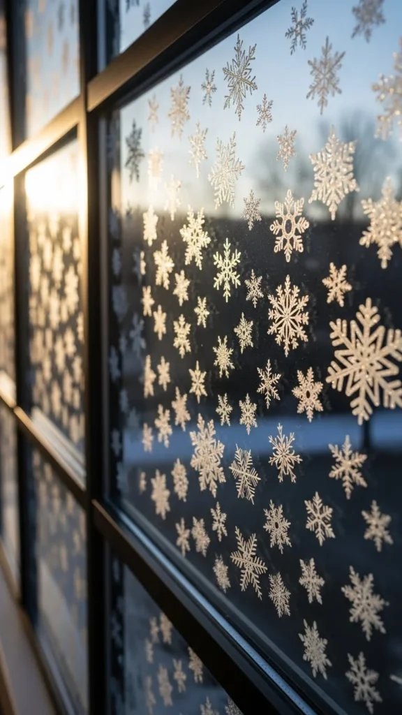 Snowflake Window Clings
