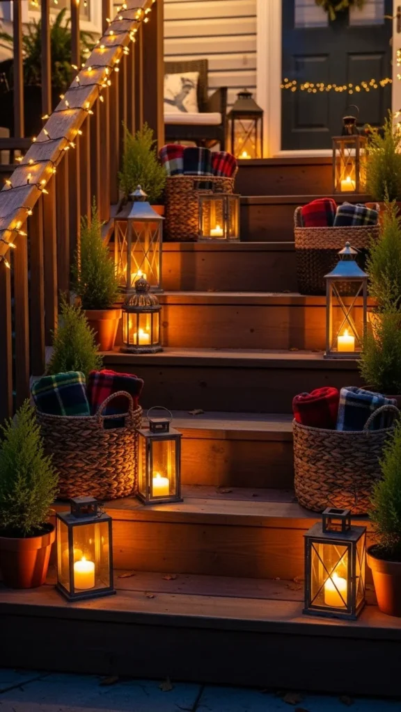Style Your Porch Steps with Layered Decor