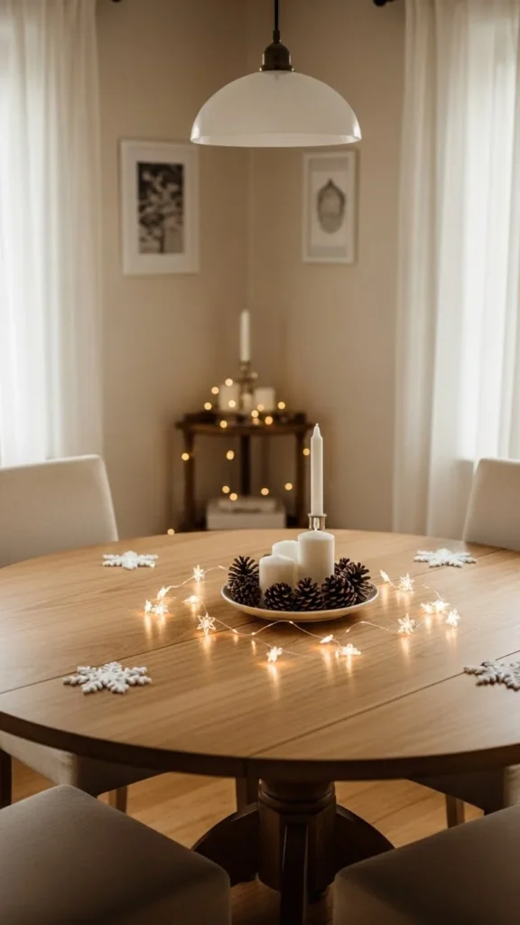 Subtle Snowflake Accents