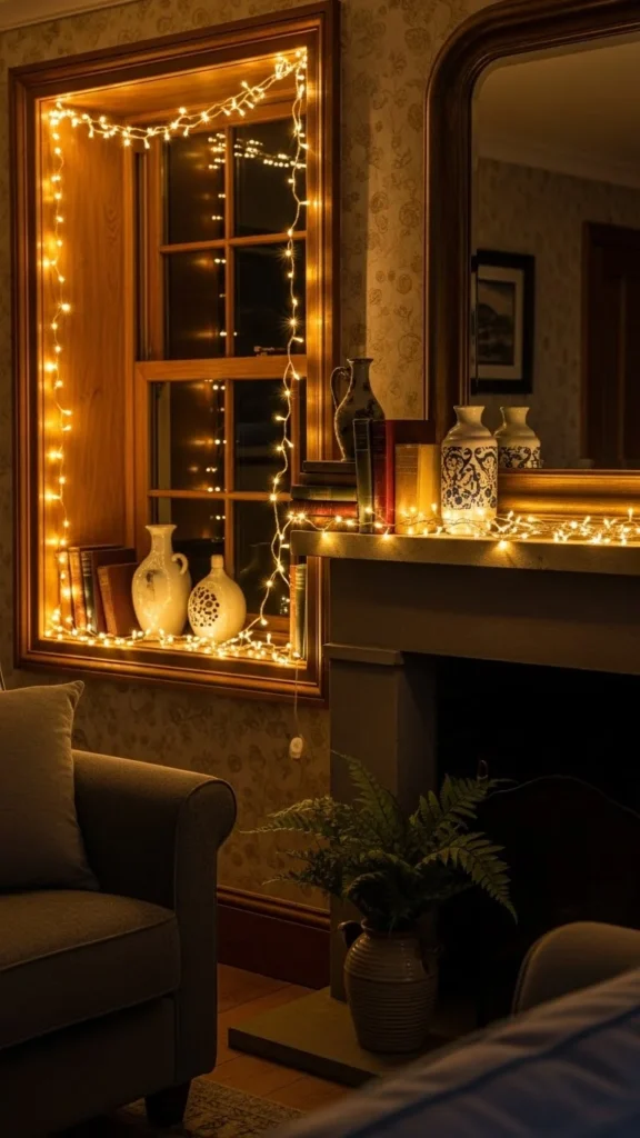 Twinkling String Lights for Mood