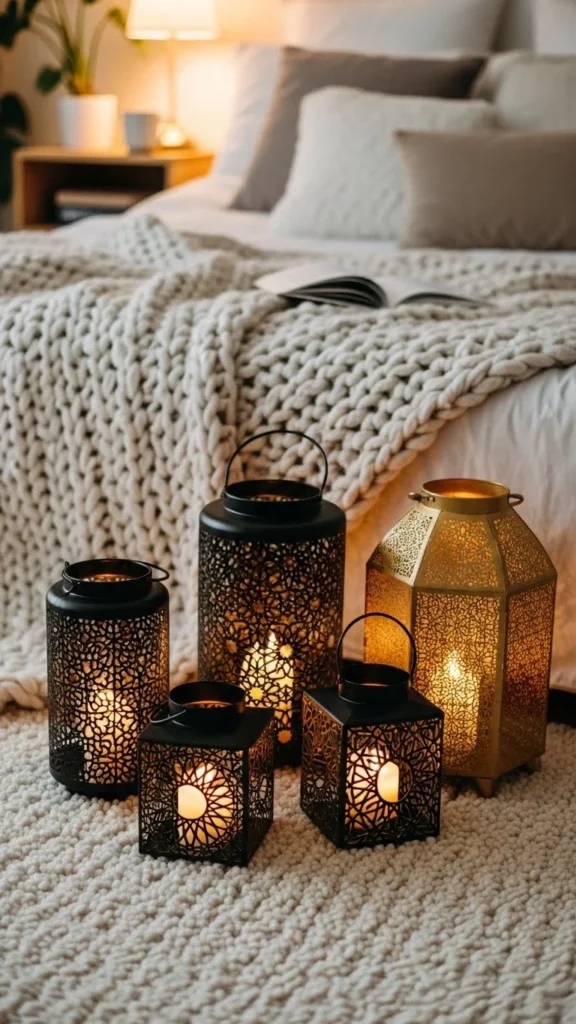 Warm Candle-Style Lanterns
