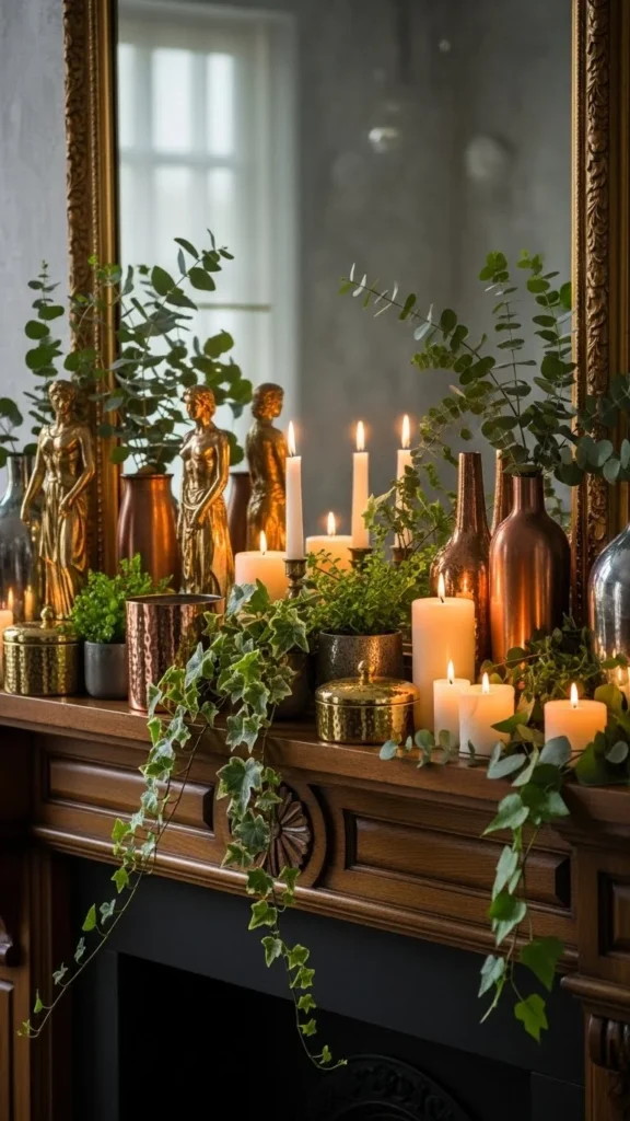 Warm Metallic Accents