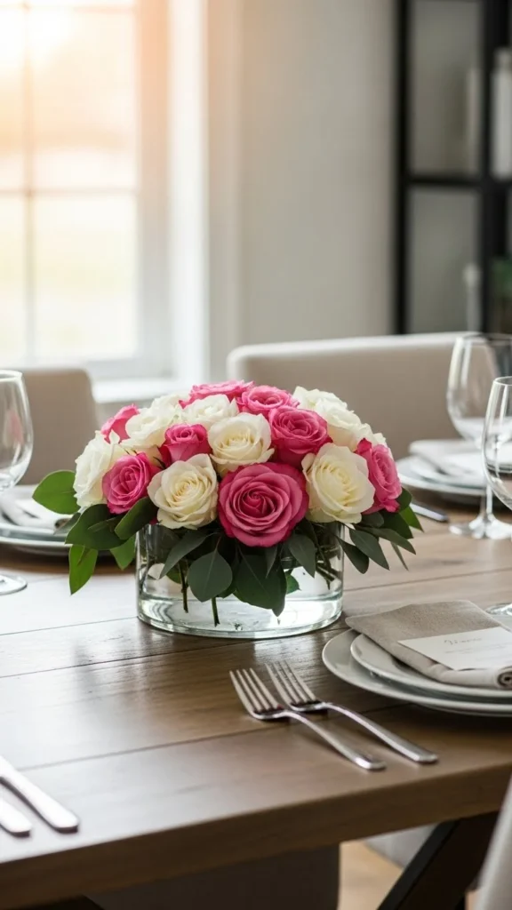 Classic Low Rose Bowl