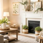 How to Style a Fireplace Mantel for Seasonal Decor