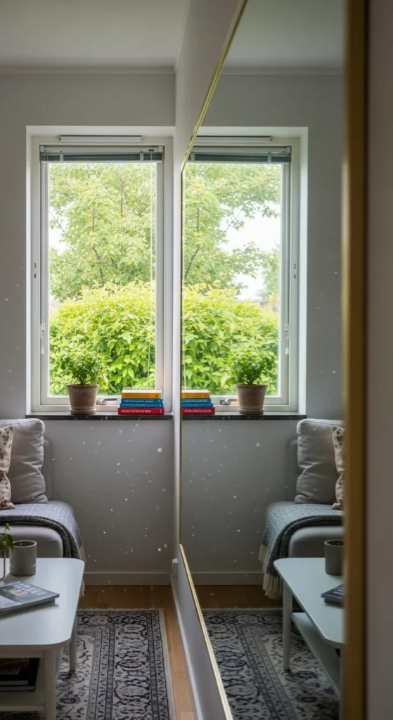 Place Mirrors Across From Windows for Maximum Light