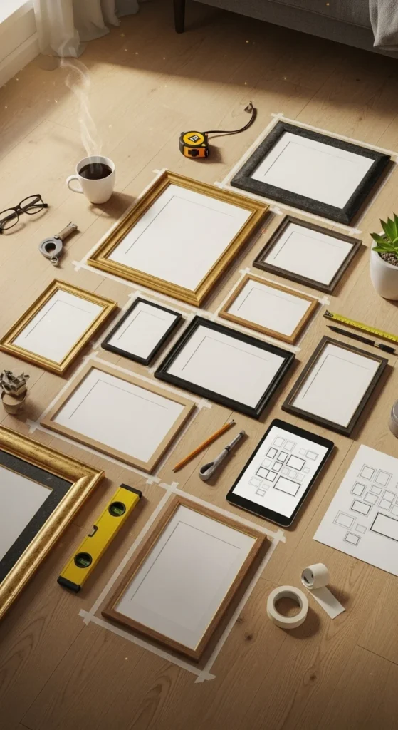 Plan the Layout Before Hanging