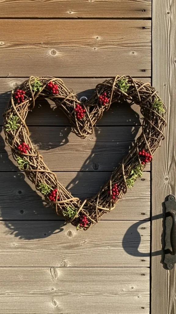 Twig Heart Wreath
