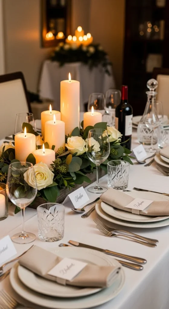 Use Candles to Set the Mood for Dining