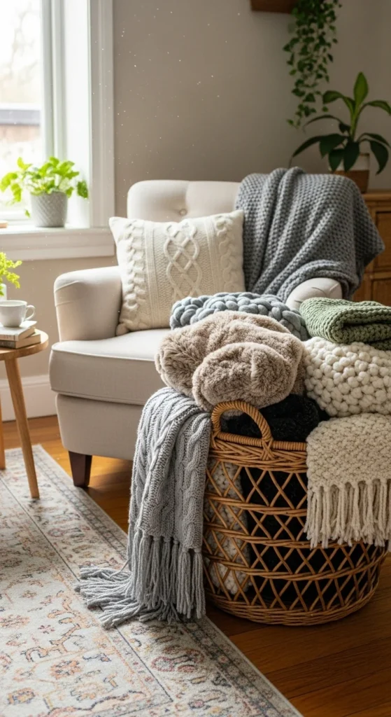 Utilize Baskets for Hidden Storage