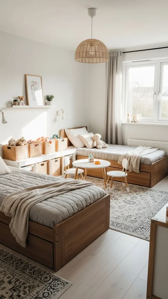 how to decorate a shared kids’ room