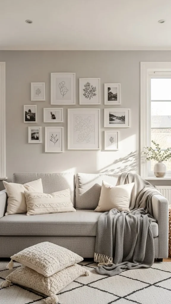 how to hang wall art