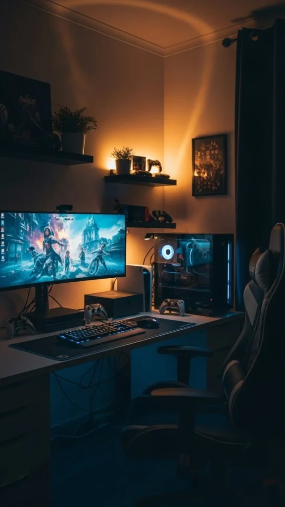 how to set up a gaming room