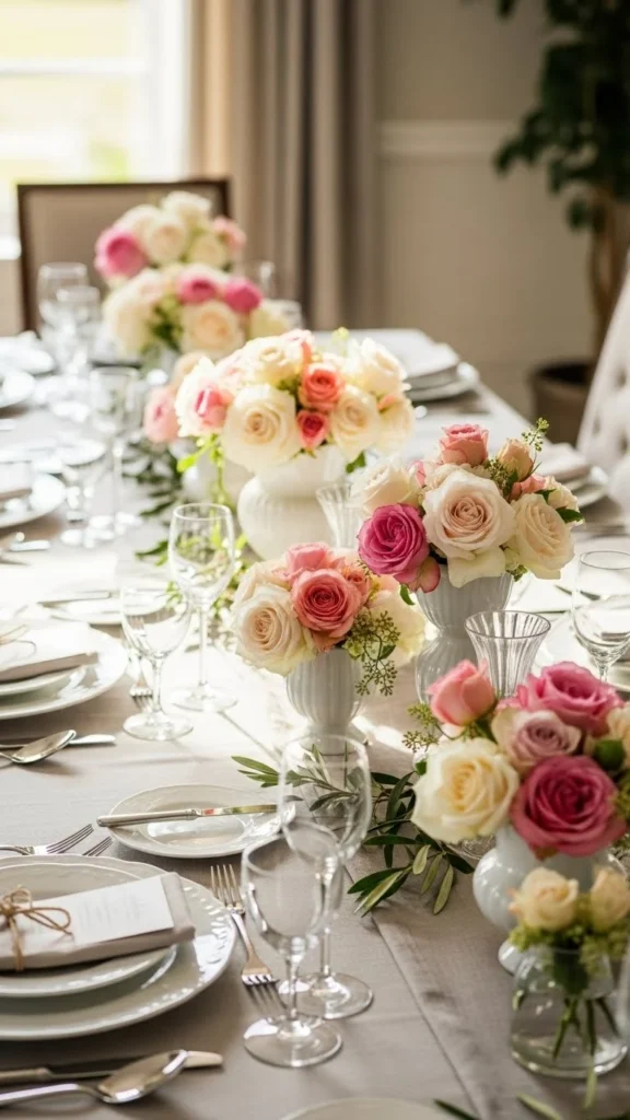 Rose Centerpieces