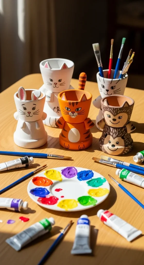 Clay Pot Animals