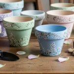 How to Decorate Clay Pots for a Charming Vintage Style