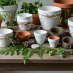 How to Decorate Clay Pots for a Rustic Farmhouse Style