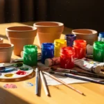 How to Decorate Clay Pots with Beautiful Floral Designs